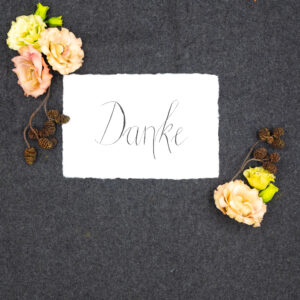Handgeschriebene Karten